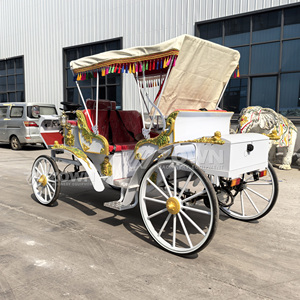 Vente en gros usine : Chariot électrique vintage à 4 roues, à batterie, pour visites touristiques et mariages - Product Image 4