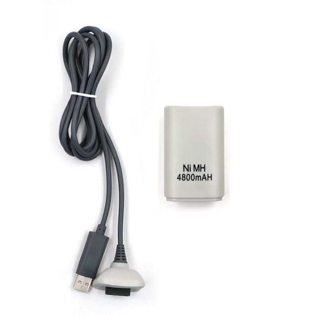 GoodCrane 2-in-1 for 360 Controller Battery Kit Black & White Rechargeable Battery Pack Box Packaging