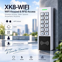 Clavier de contrôle d'accès WiFi RFID Secukey, application Tuya, contrôleur de porte intelligent, étanche IP67, cartes EM HID Mi-fare, PIN, 10000 utilisateurs
