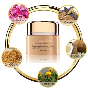 Crème faciale Anti-rides 24K or personnalisée, crème blanchissante réparatrice de la peau, crème hydratante blanchissante - Product Image 3