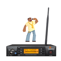 Pour Panvotech WIEM-600 professionnel IEM système de moniteur intra-auriculaire sans fil UHF de haute qualité pour scène Performance métal pour Studio