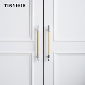 Da + Brass đồ nội thất xử lý hiện đại tủ quần áo Tủ Tủ Ngăn Kéo Tủ giày Hộp rượu Bar kéo Knob phần cứng C-5619 - Product Image 2