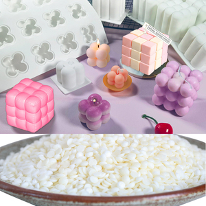 100ml DIY手作り大豆ワックスゼリーワックス香りキャンドルアロマセラピーエッセンシャルオイル香りサンドキャンドルワックス用 - Product Image 5