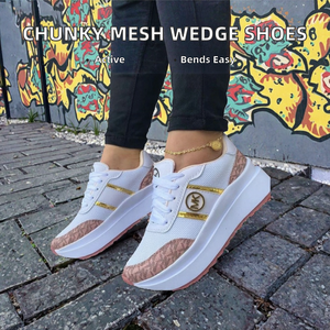 <span class=keywords><strong>Sneakers</strong></span> Casual Estive da <span class=keywords><strong>Donna</strong></span> Nuove QS112A163 <span class=keywords><strong>con</strong></span> Ampia Rete Traspirante, <span class=keywords><strong>Zeppa</strong></span> e Tacco Rialzato, Scarpe alla Moda che Aumentano l'Altezza - Product Image 2