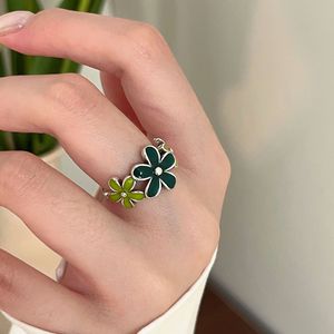 Anillo de Plata de Ley S925 Yinruitai con Diseño de Flor para Mujer, Joyería de Regalo con Diseño de Empuje y Tiro - Product Image 1