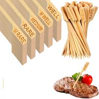 Prix d'usine Chine, Qualité supérieure, Brochettes plates en bambou Teppo jetables écologiques de qualité supérieure pour barbecue au charbon, en vrac