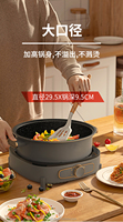 Becquet électrique en alliage d'aluminium, petite marmite de cuisson et poêle, soupière électrique, vente en gros, capacité de 5l, livraison gratuite