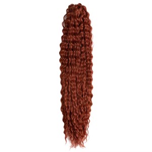 ARIEL Extensions de cheveux synthétiques de qualité supérieure en <span class=keywords><strong>fibre</strong></span> haute température, ondulations Water Wave, Deep Wave, Body Wave, double trame, tissées à <span class=keywords><strong>la</strong></span> machine - Product Image 3