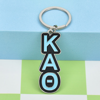 Llavero Personalizado con Logotipo, Chapado en Plata, Forma Redonda de Letra, Texto de Marca, Promocional para Negocios, Llaveros de Metal con Esmalte Suave