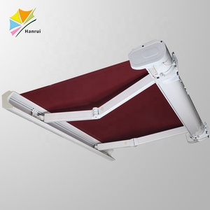 Tenda da Sole Moderna a Cassonetto Motorizzata con LED e Bracci Estensibili a Scomparsa - Product Image 5