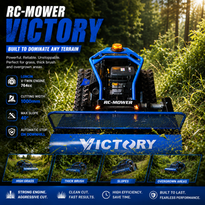 <span class=keywords><strong>Tondeuse</strong></span> robot télécommandée Victory VTY900H automatique mini RC Crawler pour pelouse, coupe-herbe, débroussailleuse à fléaux, tondeuses à chenilles - Product Image 1