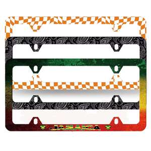 USA Size Wholesale Aluminum Plate Holders Support Custom Design logo for New Cars - Product Image 3