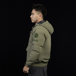 Nouveau hiver <span class=keywords><strong>froid</strong></span> et chaud à capuche pilote veste coupe-vent anti-éclaboussures et température verrouillée grande poche <span class=keywords><strong>doudoune</strong></span> - Product Image 2