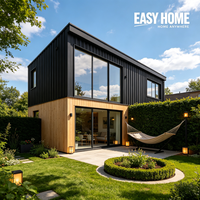 Maisons conteneurs à deux étages, villa conteneur préfabriquée multi-étages, bâtiment moderne en conteneurs