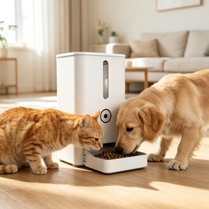 USMILEPET Distributore Automatico di Cibo per Animali Domestici 5L, con Registrazione Vocale e Timer, per Cani e Gatti - Product Image 2