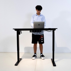 Electric <b>Height</b> <b>Adjustable</b> <b>Desk</b> Sit Stand up Office Table Design Simple <b>Adjustable</b> Standing <b>Desk</b> - Product Image 5
