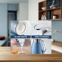 Bouteille isotherme double paroi en acier inoxydable 304, style romain, pour café et eau froide, idéale pour les voyages
