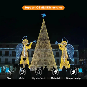 Produit bon marché Décoration lumineuse Imperméable Arbre <span class=keywords><strong>de</strong></span> <span class=keywords><strong>Noël</strong></span> Lumières 3D Street Motif Light - Product Image 5