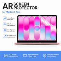 Film Réfléchissant AR de Haute Qualité à Prix Bas, Ultra Fin HD Transparent 0,18/0,3 mm Sans Bulles pour Protecteur d'Écran MacBook Neo 13 pouces