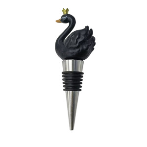 Christmas Wine Stoppers With Metal Decoration For Bottles Various Styles Colors - Product Image 4