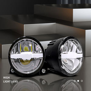 Luz LED antiniebla redonda para conducción de camión, Mini antiniebla lámpara LED de 3 pulgadas para todoterreno 4x4 ATV, color blanco, amarillo y ámbar - Product Image 5