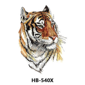 La migliore vendita personalizzata impermeabile tigre Tatoo adesivo colorato falso giaguas tatuaggio temporaneo per gli uomini - Product Image 4