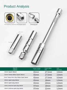 EXPLOIT Industrieller gerader Griff 1/<span class=keywords><strong>2</strong></span> Spitzen größe Universal Magnetic Mid Fly Extended Auto Motorrad Zündkerze Demontage - Product Image 5