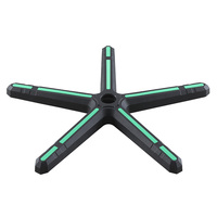 Pièces de chaise de bureau Base de chaise de jeu rotative en nylon cinq étoiles personnalisée