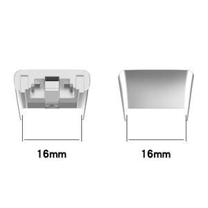 Bracelet de montre intelligente en métal en acier inoxydable de 16mm, adaptateur de bande, pour Huawei <span class=keywords><strong>Honor</strong></span> <span class=keywords><strong>Band</strong></span> <span class=keywords><strong>6</strong></span> 7 - Product Image 5