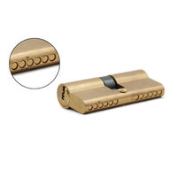 Cylindre de serrure de porte en laiton à double ouverture Euro Safety