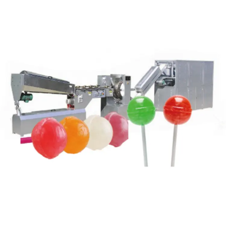 Sıcak satış için düşük fiyat şeker lolipop üretim hattı lolipop yapma makinesi