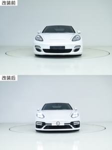 Ensemble de pare-chocs avant pour Panamera 970.2 2014-2016, conversion de style ancien à nouveau 971 <span class=keywords><strong>TBS</strong></span>, y compris les feux de jour - Product Image 2