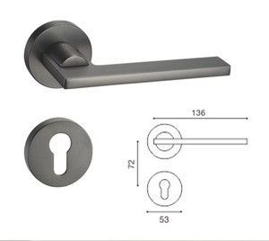 Fashionable Design Suitable for Modern Round <strong>Knob</strong> Handle Lock, Easy to Disassemble Stainless Steel Combination <strong>Door</strong> Lock - Product Image 3