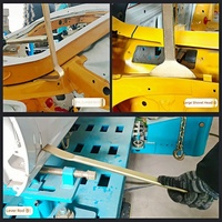 Kit de 7 ou 13 pièces CIHOO pour la réparation de bosses de carrosserie automobile, comprenant des leviers et barres de débosselage, pour le redressage de panneaux et de châssis, en acier à haute teneur en carbone