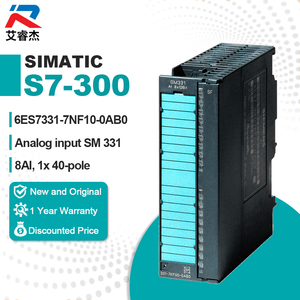 Nuevo módulo PLC original 6ES7331-7NF10-0AB0 SIMATIC S7-300 Módulo de entrada analógica SM331 8AI 6ES73317NF100AB0 Controlador programable - Product Image 1