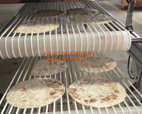 Machine automatique à tortillas de farine de blé Aslan, entraînée par moteur, 380V, haute capacité 30-50 pièces/min, en acier inoxydable 304 pour la pâte à pain
