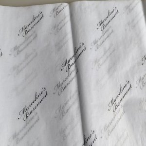 Papier de soie imprimé personnalisé recyclable 17 g/m² avec logo, sans acide, emballage de marque pour vêtements, chaussures, cadeaux, MOQ <span class=keywords><strong>100</strong></span> - Product Image 3