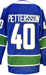 Jersey de hockey sobre hielo con bordado cosido americano para hombre 43 Quinn Hughes 40 Elias Pettersson 10 Pavel Bure US - Product Image 5