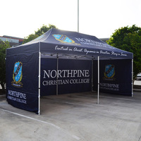 Auvent Pop-Up Commercial logo personnalisé Sunshine, tente en Aluminium robuste 10x10 pour fête de salon en plein air