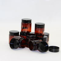 30ml 50ml 100ml 150ml Pot vide personnalisé en plastique PET pour crème contenants d'emballage cosmétique