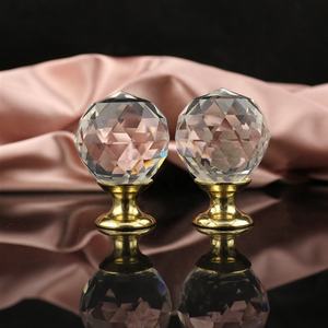 20 мм, Лидер продаж, хрустальные дверные ручки, стеклянные ручки для шкафа, Хрустальные Ручки для комода, оптовая продажа - Product Image 2