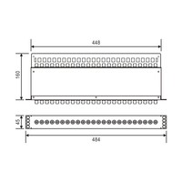 Protecteur de surtension 24 ports 5V BNC SPD pour appareils de transmission par câble coaxial