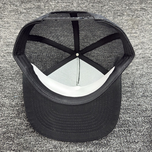 Y-P ypoong hình dạng phẳng vành Snapback mũ tùy chỉnh thêu logo 5 Bảng điều khiển cấu trúc cao cấu trúc lưới Nắp gorras lưới xe tải mũ - Product Image 3