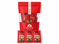 Film alimentaire en rouleau refermable avec fenêtre transparente pour sachets stand-up, idéal pour la sauce chili, la sauce tomate et le ketchup