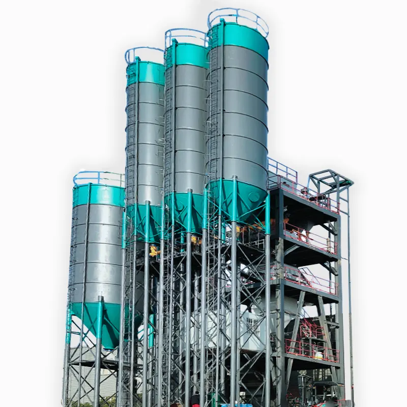 Schlussverkauf vollautomatisches Hochtürm-Design Trockmörtel-Mischwerk 10-60 Tonnen Meter Putty-Pulver-Produktionslinie