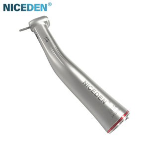 NICEDEN 1:5 pieza de mano de contraángulo Dental aumento de velocidad pieza de mano Mini cabeza interior rociador de agua anillo rojo - Product Image 1