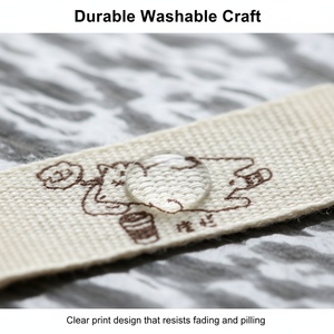 Custom Brand <b>Name</b> Non-Woven No Fold Stitch <b>Labels</b> Tags for Clothes Bags Shoes-Washable - Product Image 6