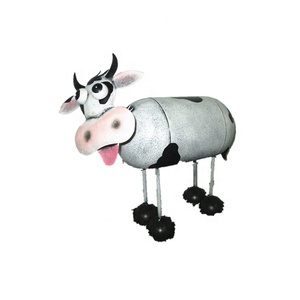 Lindo de la vaca de la casa y el jardín de artesanía de Metal - Product Image 1