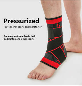 Top One alta calidad elástico gimnasio correr tobillo soporte Brace banda transpirable protector para Protección deportiva - Product Image 3