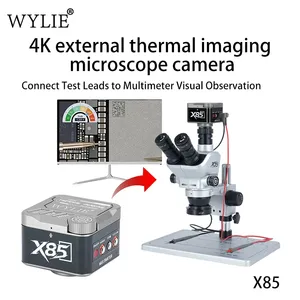 Cámara <span class=keywords><strong>de</strong></span> microscopio térmico externa WYLIE X85 4K para <span class=keywords><strong>teléfono</strong></span>, reparación y solución <span class=keywords><strong>de</strong></span> problemas <span class=keywords><strong>de</strong></span> cortocircuitos en placas <span class=keywords><strong>de</strong></span> circuito impreso (PCB) - Product Image 1